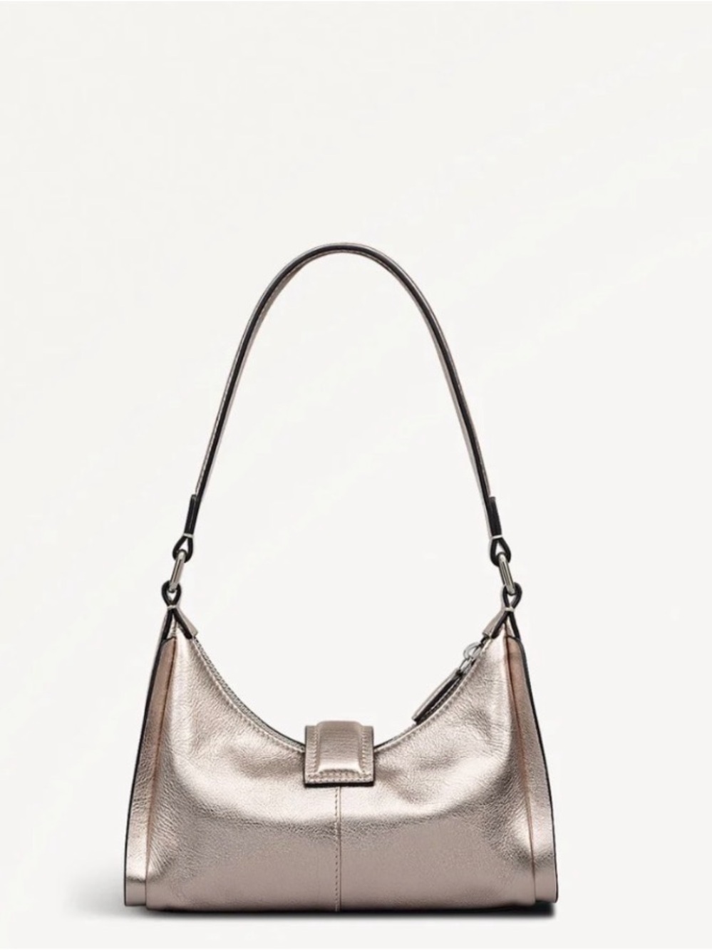 NWT Sloane Mews Small Ziptop Shoulder Bag in Pyrite - Picture 2 of 9